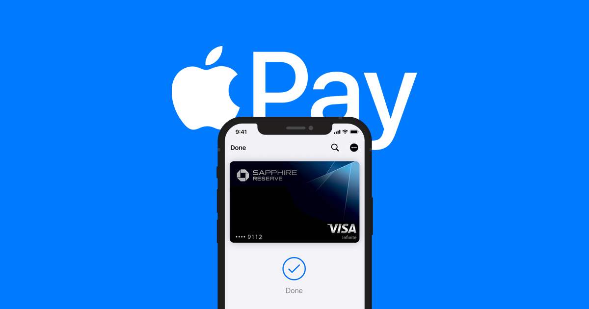 Apple Pay iPhone showing Apple Pay